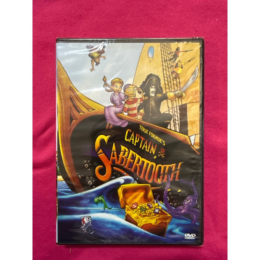 Captain Sabertooth DVD Terje Formoe Animated Pirate Adventure‎ Family Movie